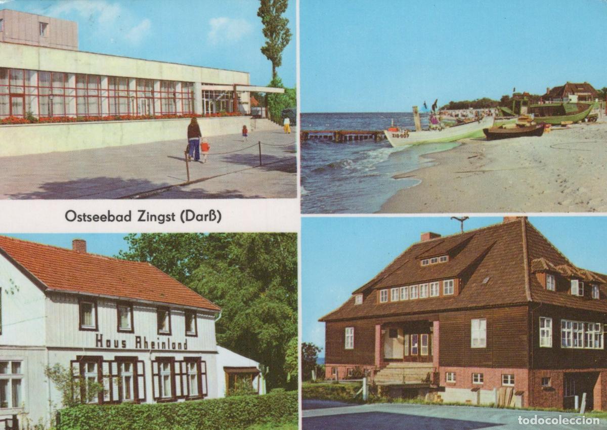Cartes Postales: Germany Zingst Ostseebad Dar&szlig; Coastal Resort Buildings Beach Boats *YBA706