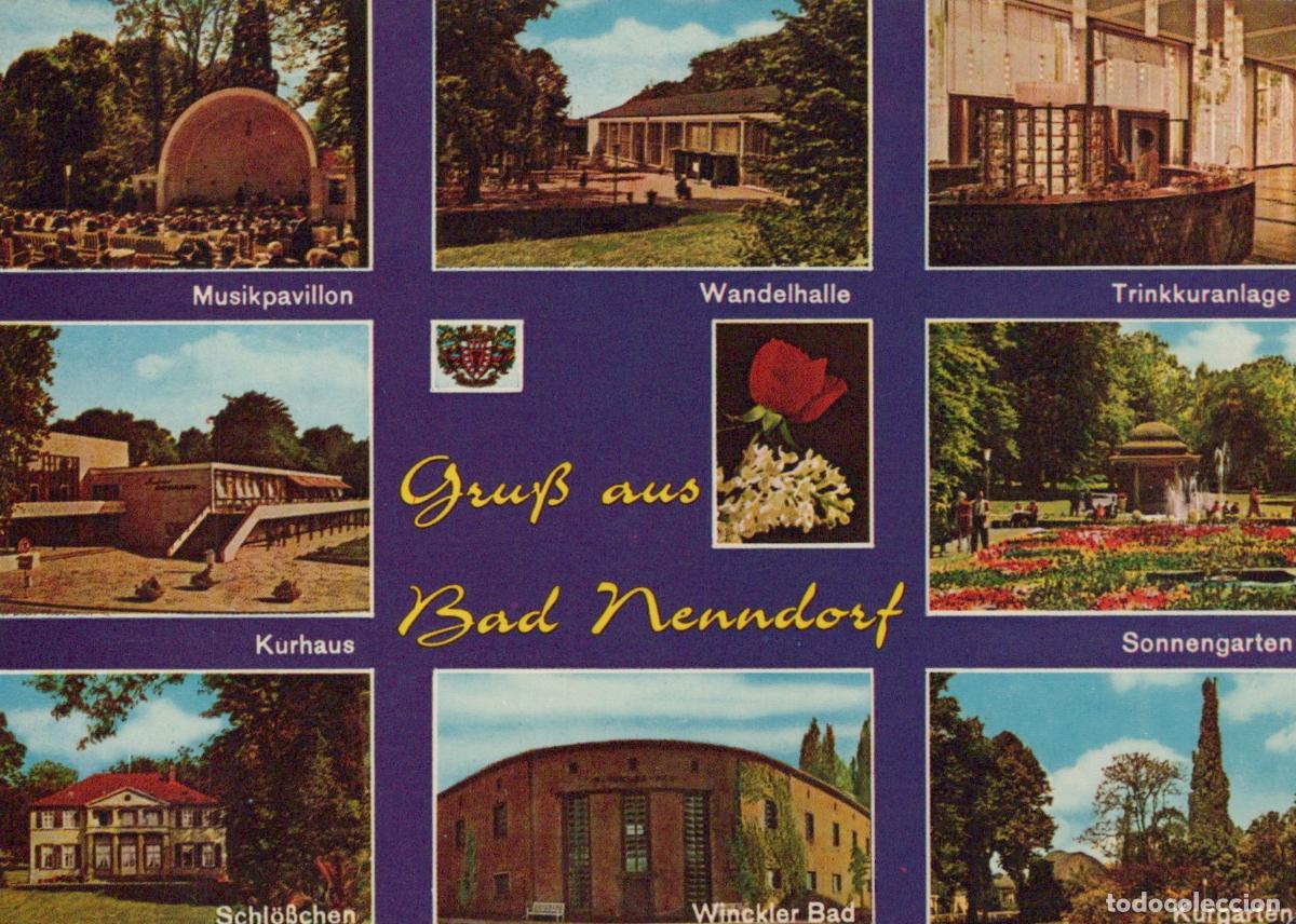 Cartes Postales: Germany Bad Nenndorf Music Pavilion Kurhaus Gardens and Spa Buildings *YBA665