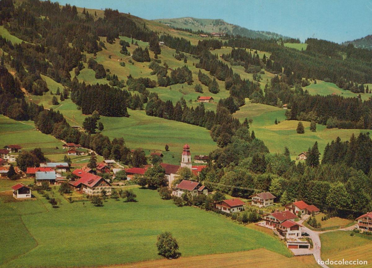 Postcards: Germany Ofterschwang Allg&auml;u With Steineberg Mountain Aerial View *YBA984