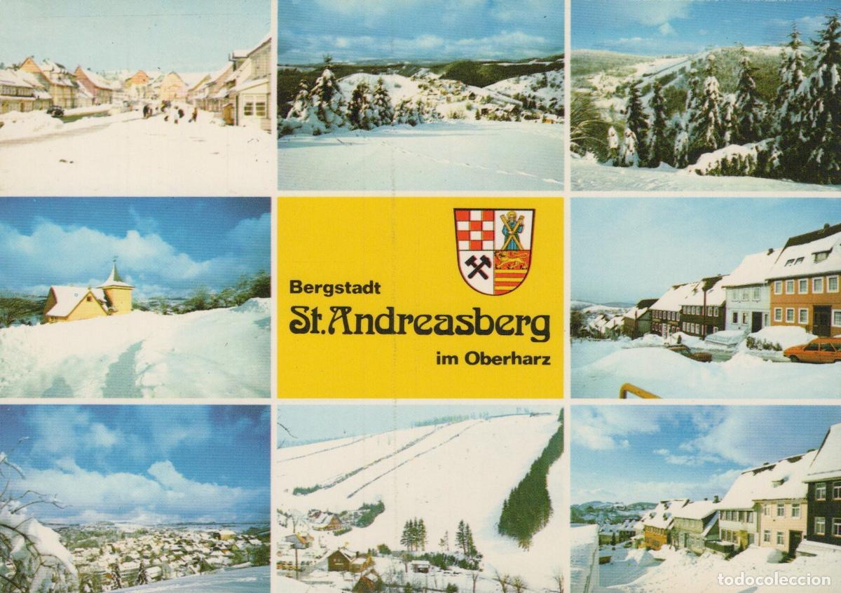 Postcards: Germany St Andreasberg In Oberharz Winter Collage *YBA716