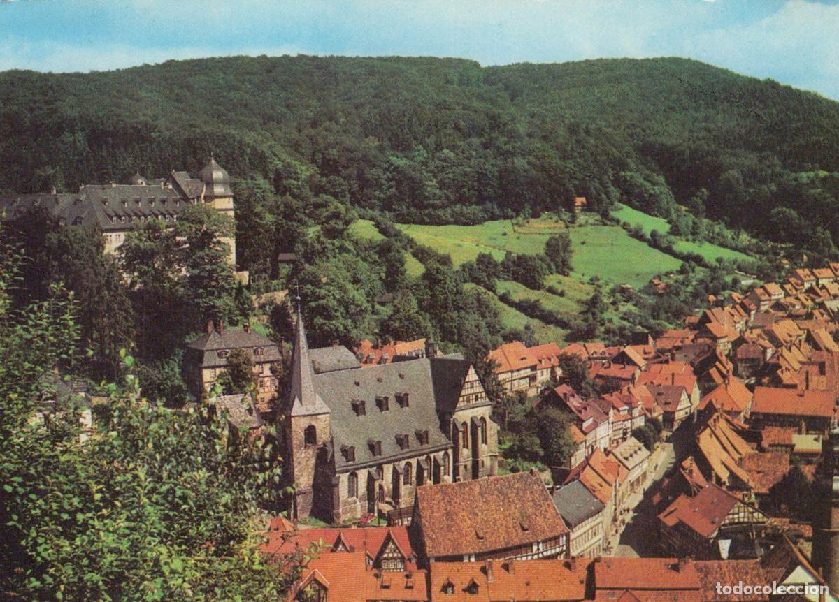 Cartes Postales: Germany Stolberg Harz Panoramic View of Town With Church and Castle *YBA882