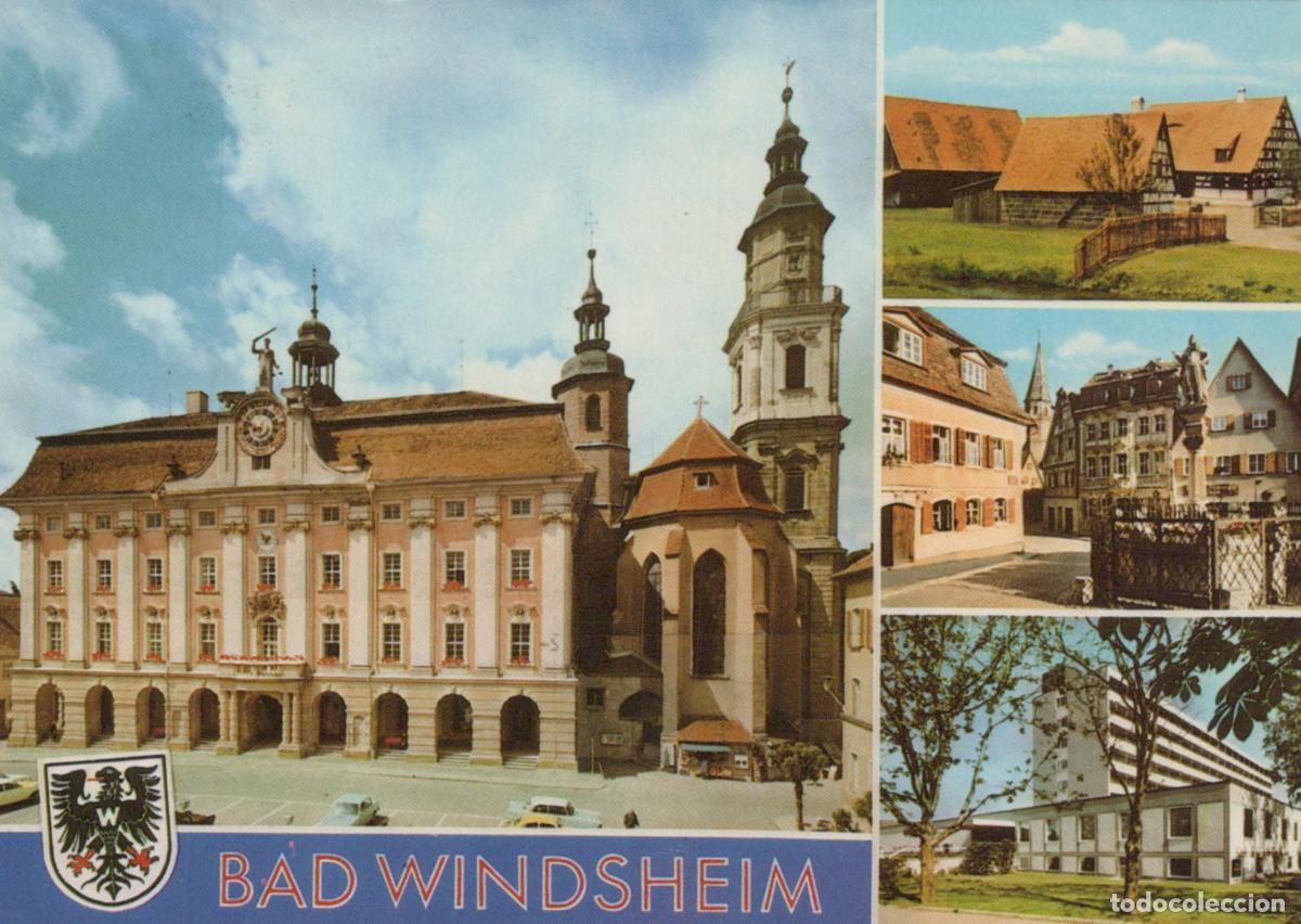 Cartes Postales: Germany Bad Windsheim City Hall Church Street Scenes Multi View *YBA884