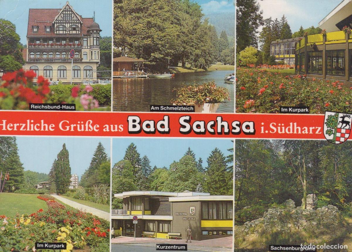 Cartes Postales: Germany Bad Sachsa I S&uuml;dharz Multi View Reichsband Haus am Schmelzteich *YBA994