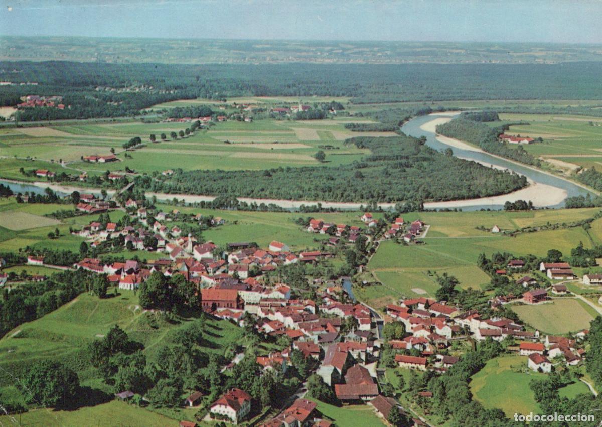 Cartes Postales: Germany Kraiburg am Inn Aerial View of Town and River Landscape *YBA683