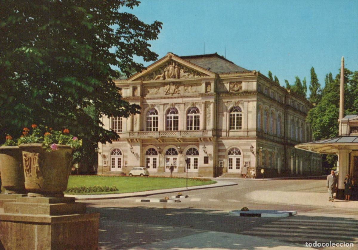 Postales: Germany Baden Baden Baden Kleines Theater Architecture 1970s *YBA900