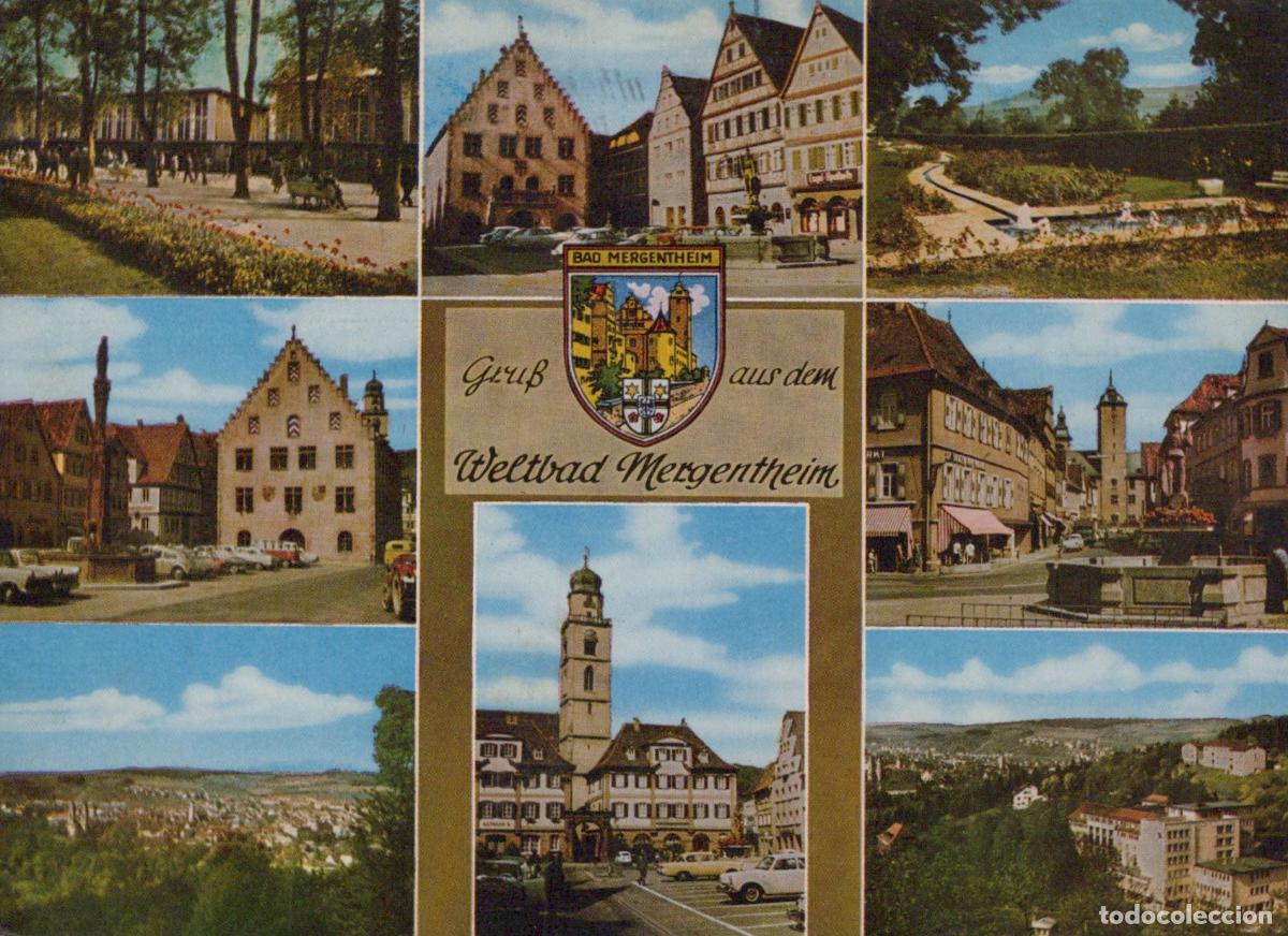 Postales: Germany Bad Mergentheim Multi View With Town Square and Buildings *YBA760