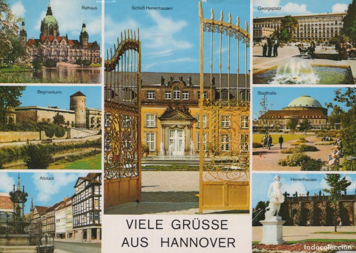 Postales: Germany Hannover Multi View Rathaus Herrenhausen Altstadt *YBA693