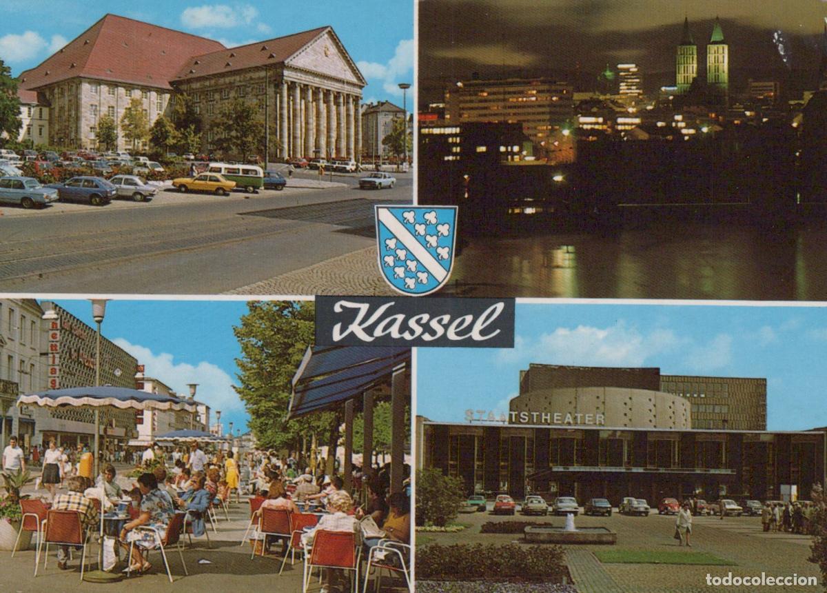 Postales: Germany Kassel City Views Collage With State Theater and Street Scenes *YBA695