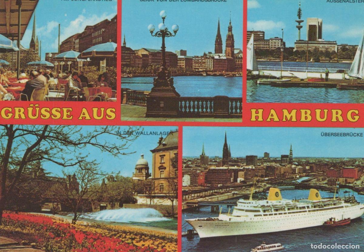 Postales: Germany Altona Multi View With Alster Wallanlagen and &Uuml;berseebr&uuml;cke *YBA802