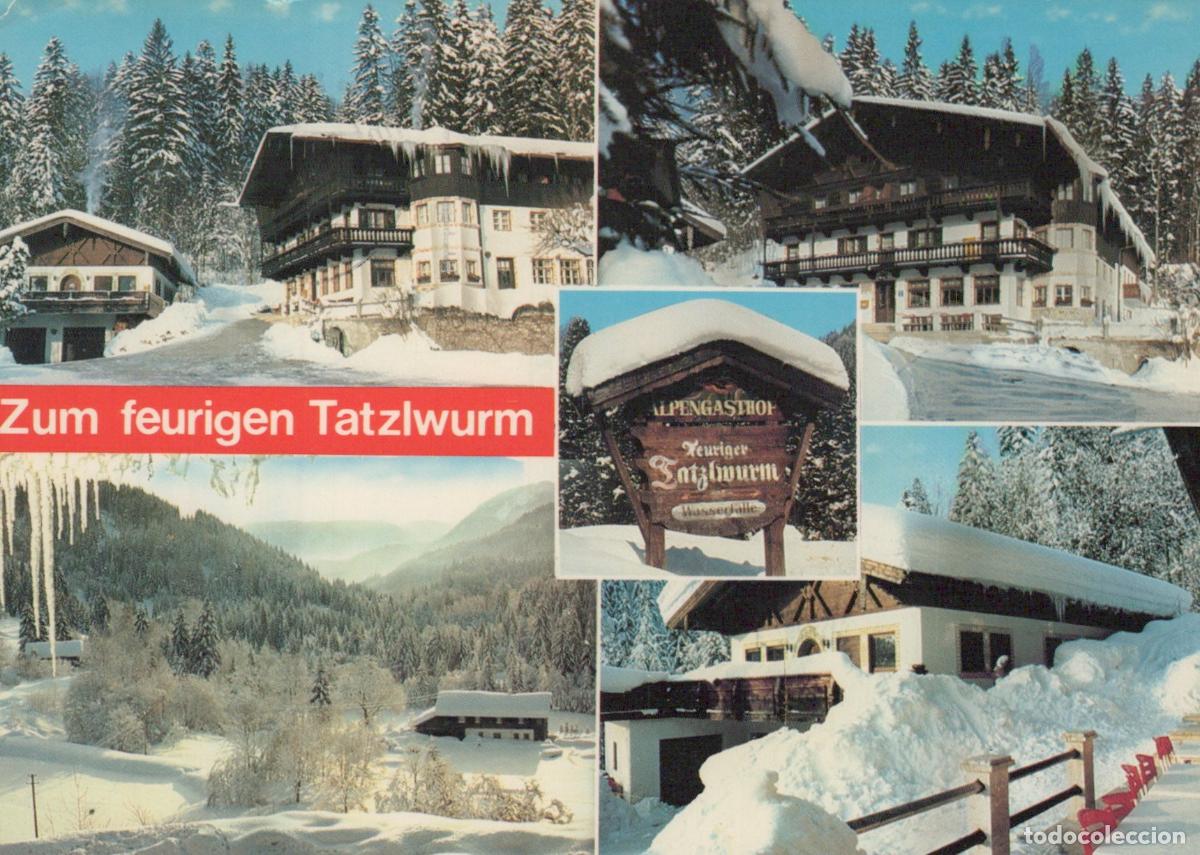 Cartoline: Germany Alpengasthof zum Feurigen Tatziwurm Oberaudorf *YBA922