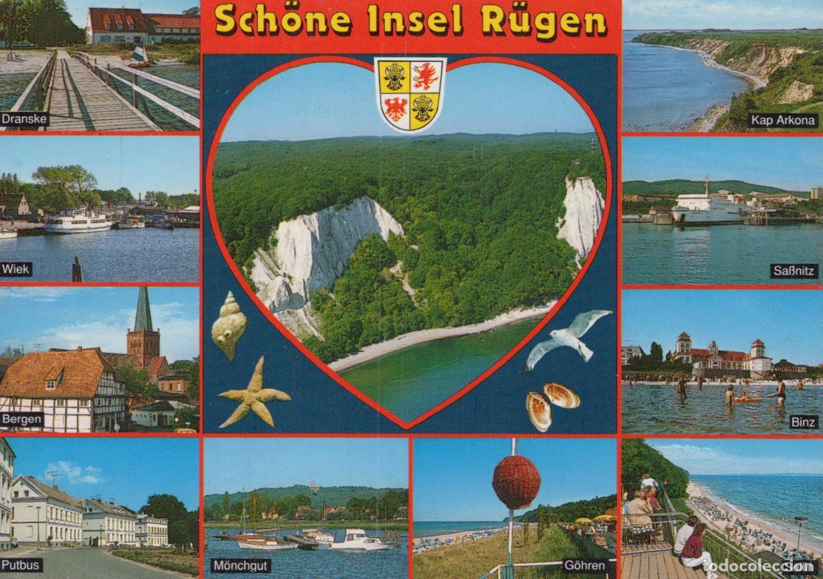 Cartes Postales: Germany Ruegen Schone Insel Rugen Multi View Dranske Kap Arkona Wieck *YBA727