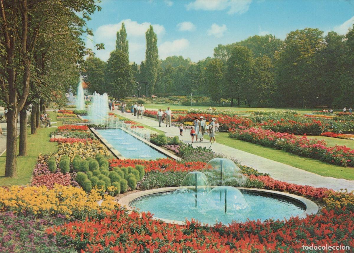 Cartes Postales: Germany Alfeld Bad Eilsen Kurpark Beautiful Flower Gardens and Fountains *YBA933