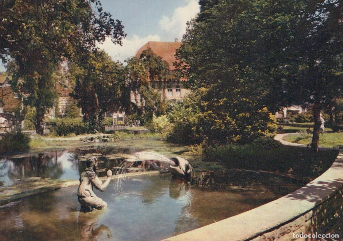 Postales: Germany Bad Sachsa In S&uuml;dharz Schmerlbrunnen Fountain 1984 *YBA995