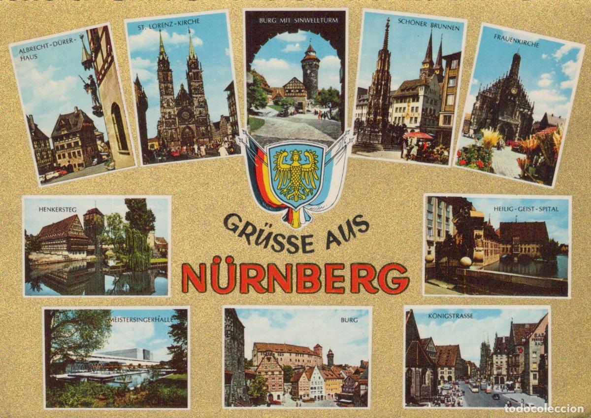 Postales: Germany Nuernberg Nuremberg Multi View With Coat of Arms *YBA997