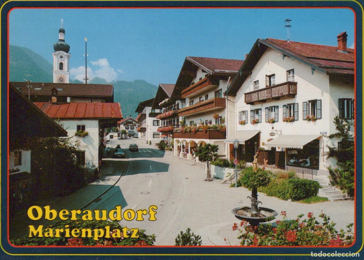 Postales: Germany Oberaudorf Marienplatz Bavarian Village Street Scene With *YBA951
