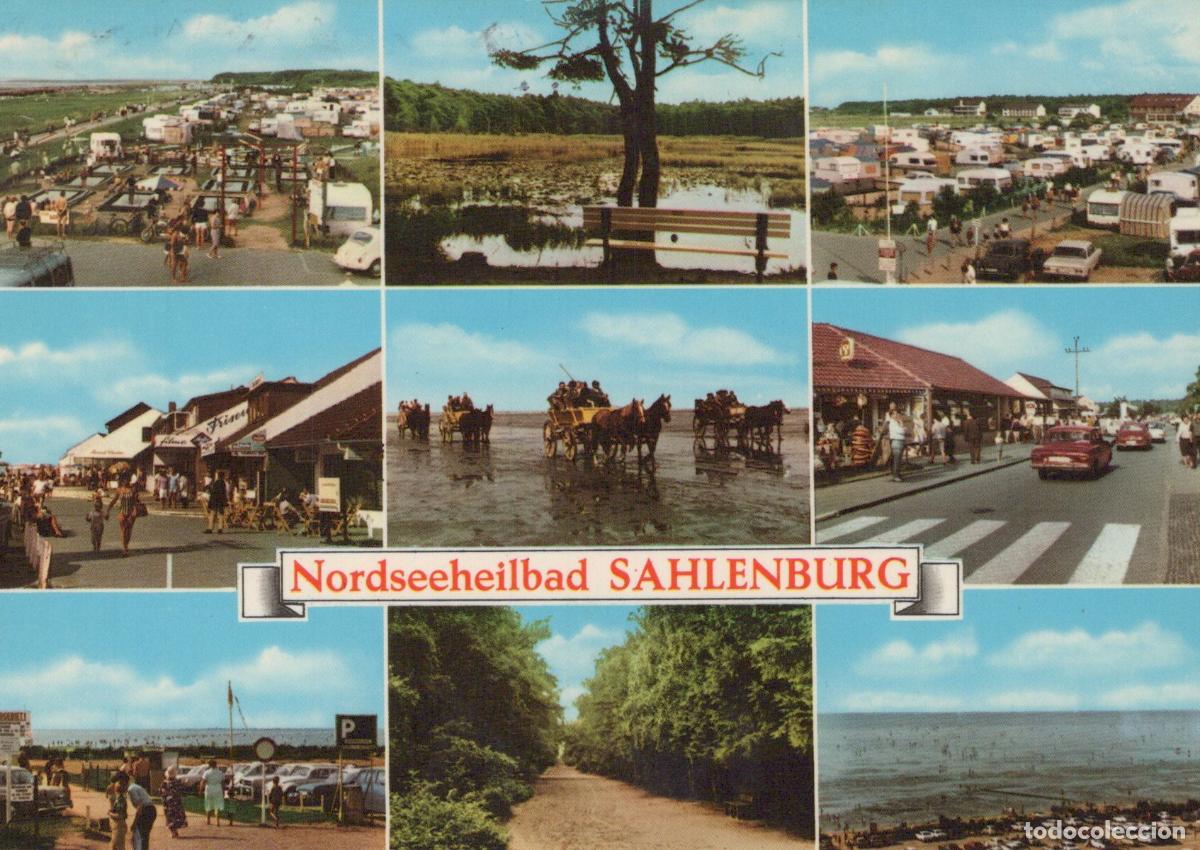 Postales: Germany Alfeld Multi View of Nordseeheilbad Sahlenburg With Beach Town *YBA841