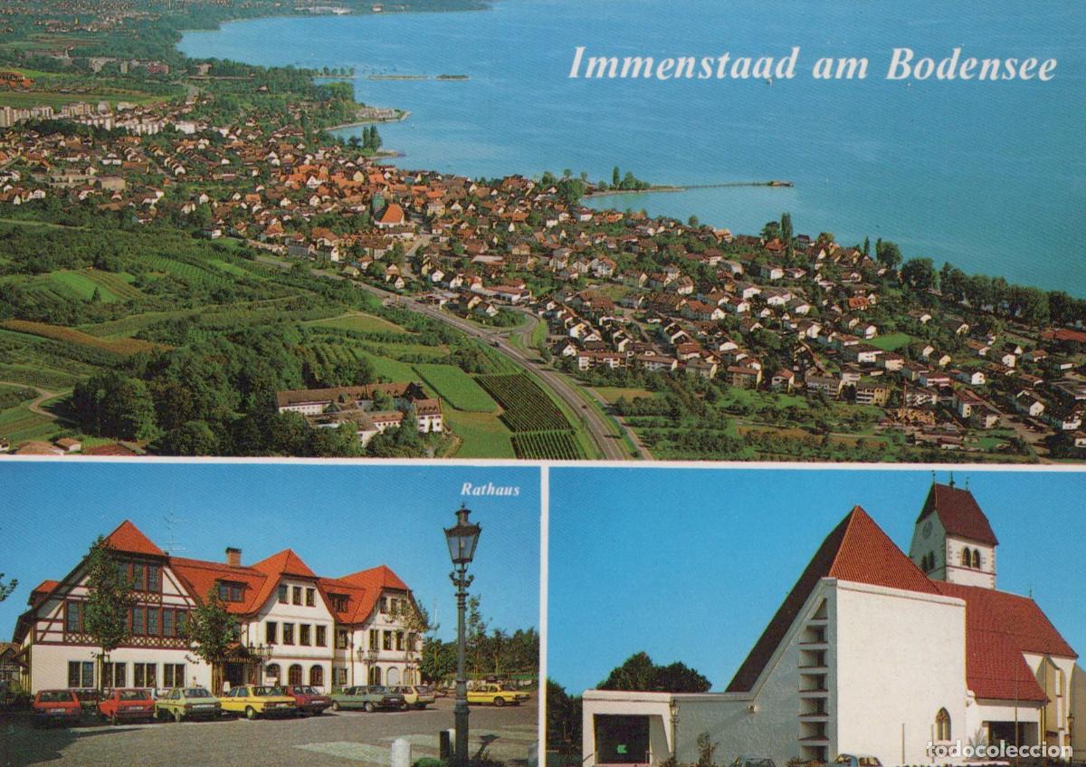 Postales: Germany Langenargen Immenstaad am Bodensee Aerial View Rathaus and *YBA843