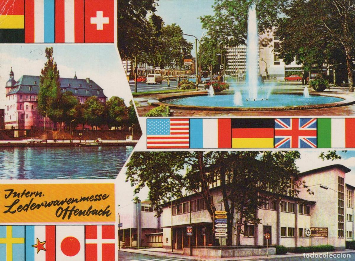 Postales: Germany Offenbach Am Main Intern Lederwarenmesse Fountain Castle *YBA960