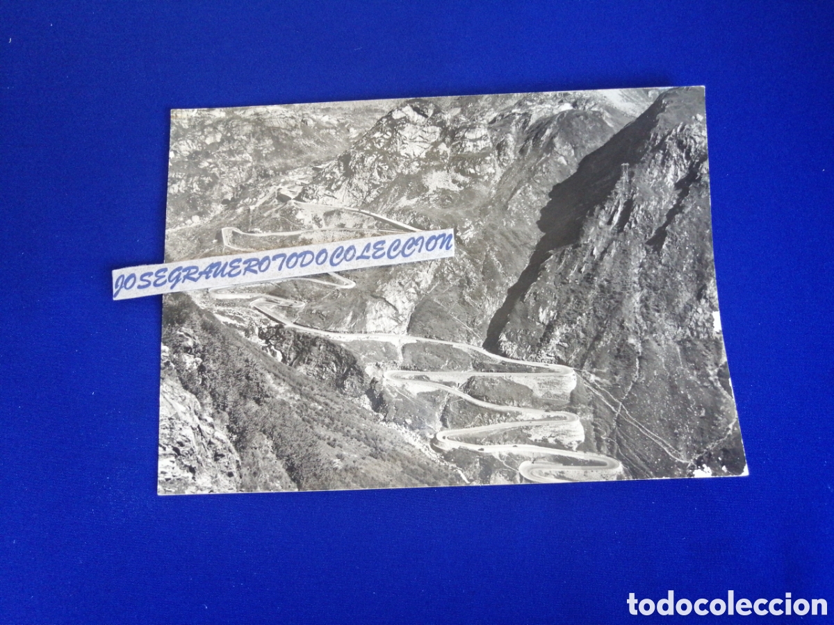 Postales: SUIZA - GOTTHARDPASS VAL TREMOLA PUERTO DE SAN GENARO - ALPINISMO ALPES SUIZOS POSTAL GRANDE ANTIGUA