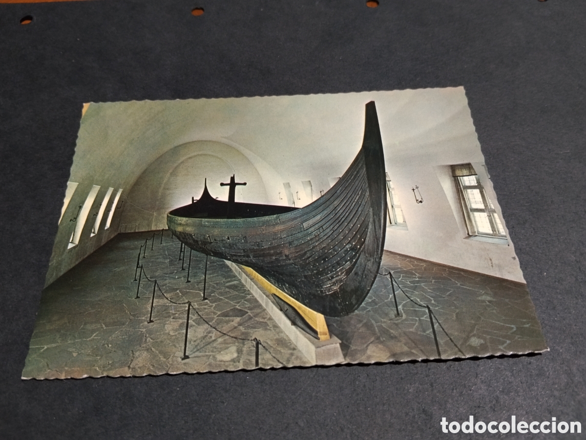 Postales: Postal barco vikingo, Oslo museo