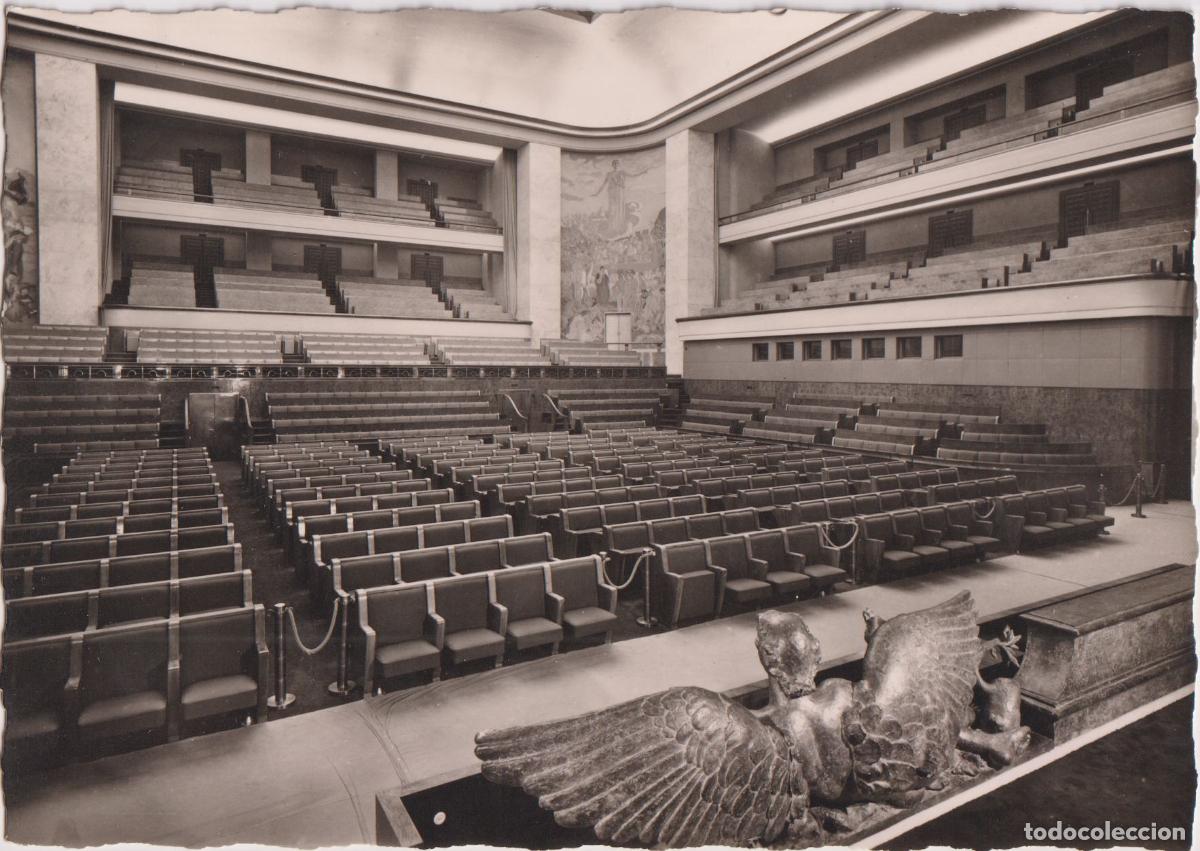 Postales: SUIZA, GINEBRA, PALACIO DE LAS NACIONES, SALA DE ASAMBLEAS &ndash; S/C