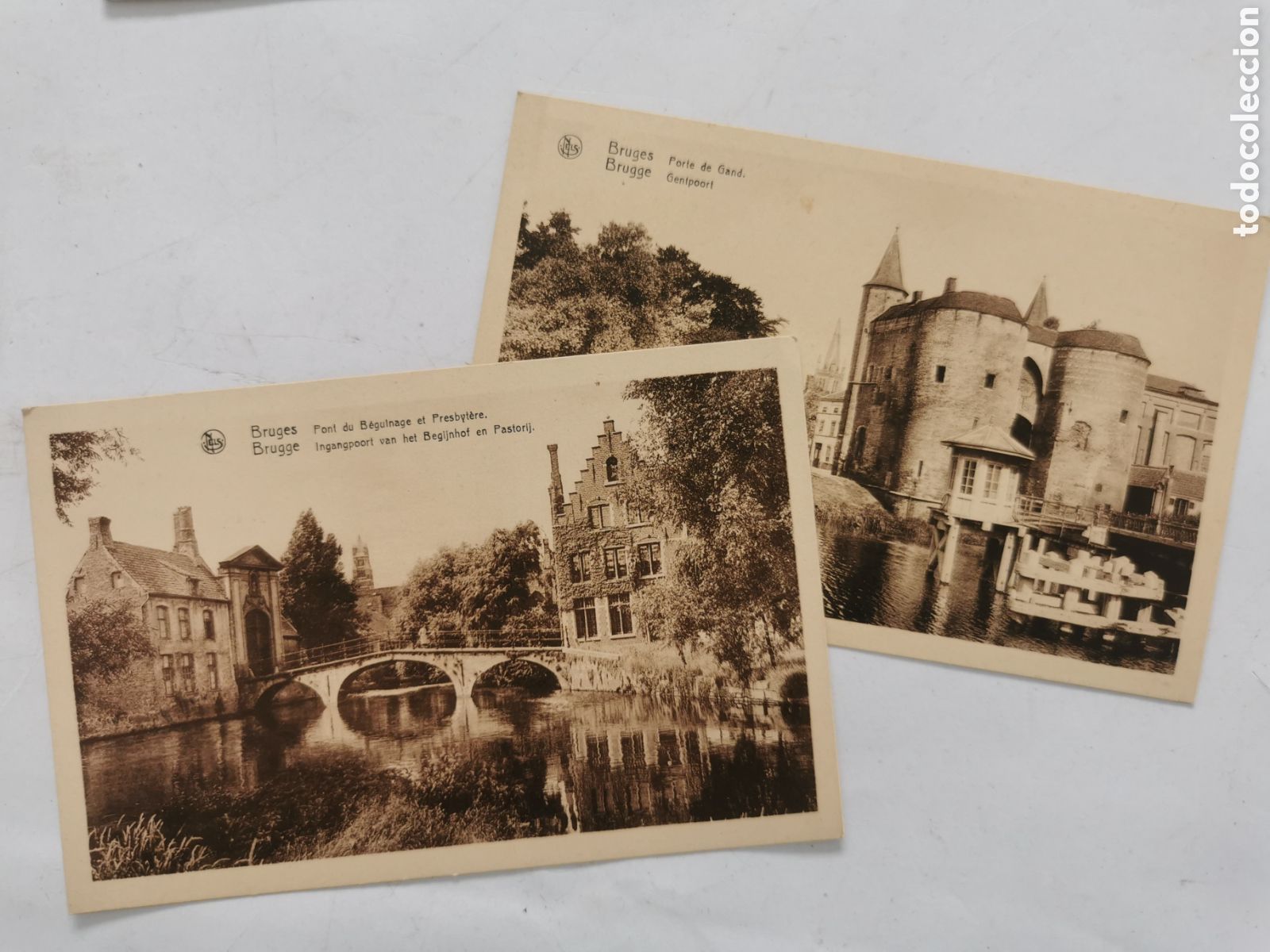 Postales: 2 postales antiguas B&eacute;lgica