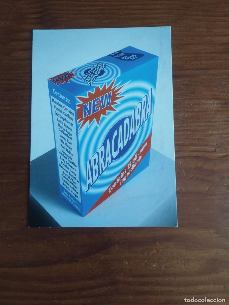 Postales: Postal Exposici&oacute;n Tate Gallery 1999 &rdquo;Abracadabra&rdquo; - Maurizio Cattelan
