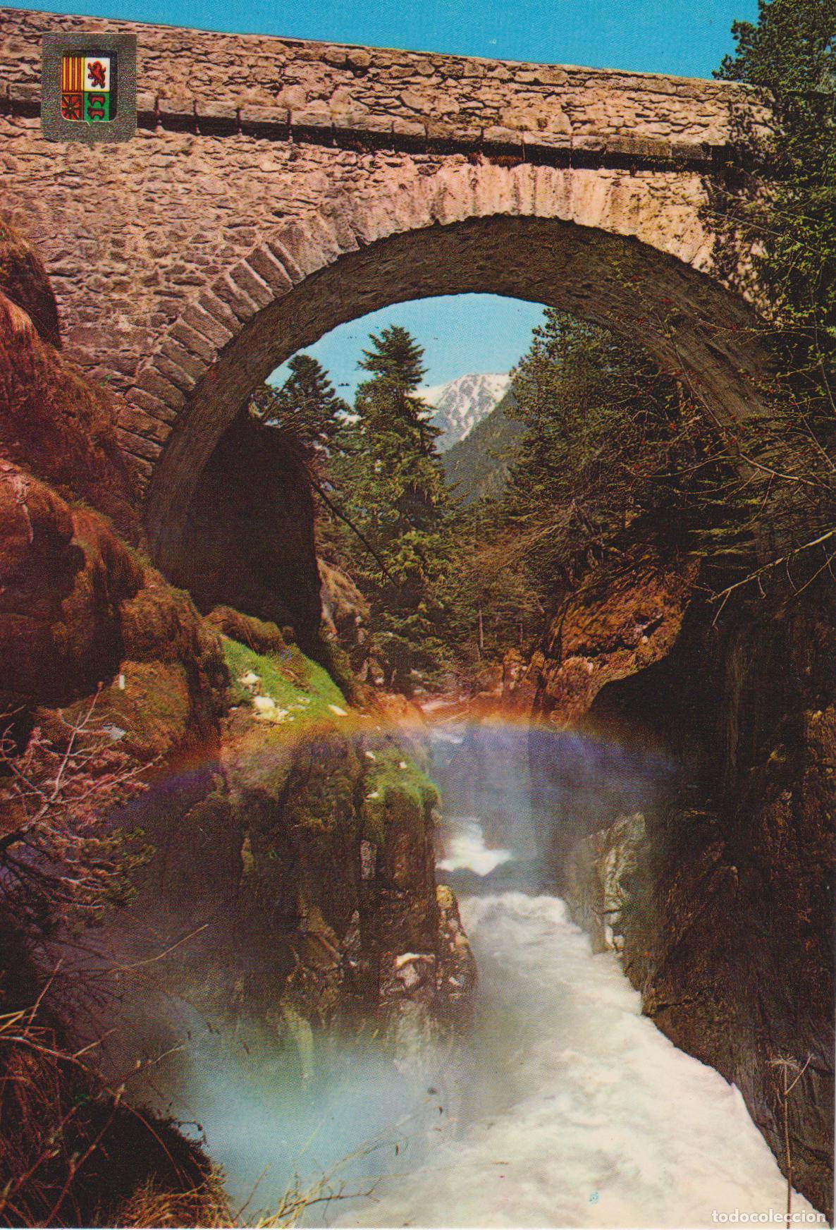 Postales: FRANCIA, CAUTERETS, LE PONT D'ESPAGNE - DINO A.DOUCET 321E - S/C