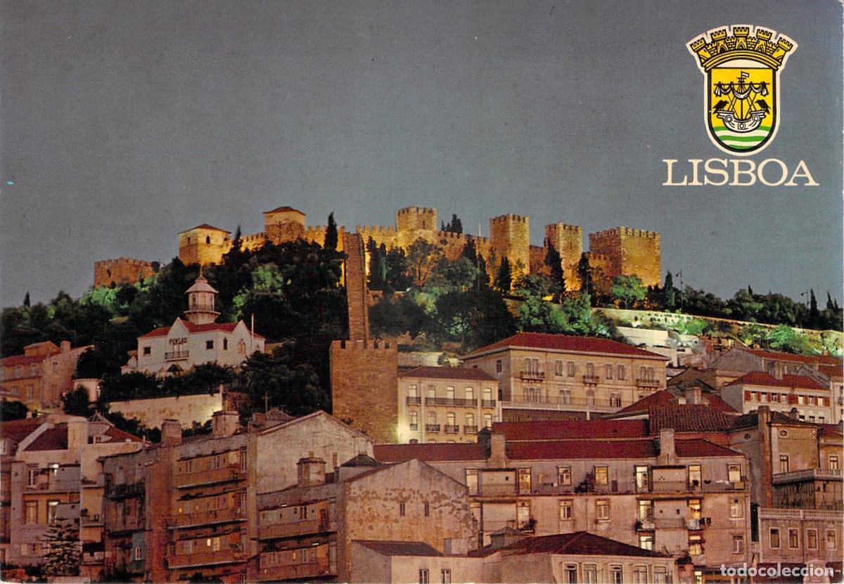 Postales: Postal de Lisboa, Castelo de S&atilde;o Jorge, Portugal