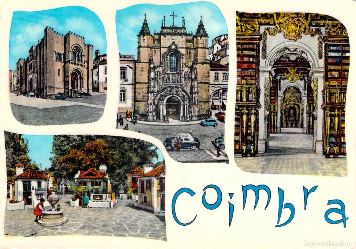 Postales: Postal de Coimbra, Portugal - M&uacute;ltiples vistas de la ciudad