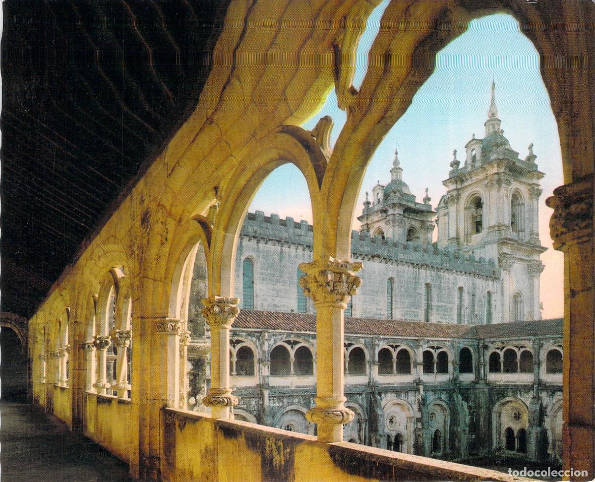 Postales: Postal del Claustro del Silencio en el Monasterio de Alcobaca Portugal