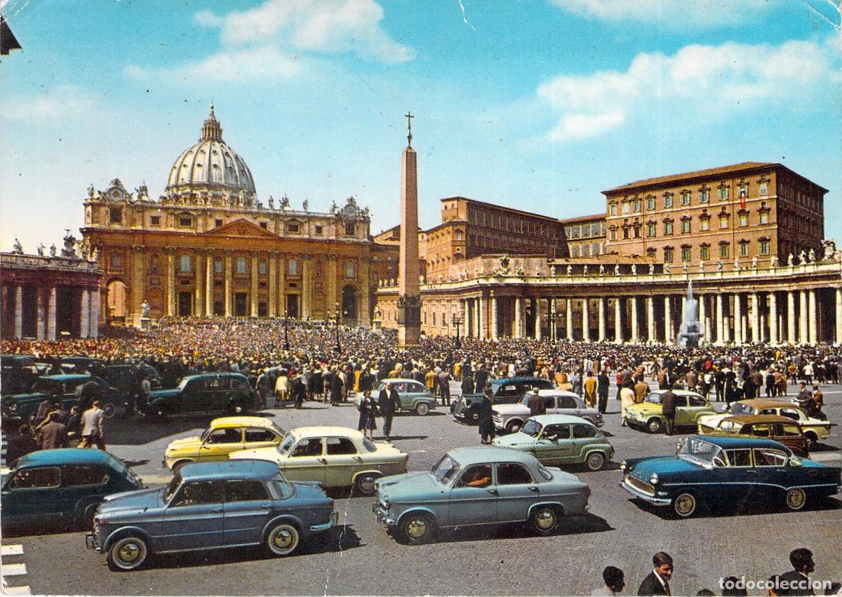Postales: Postal de Roma Piazza San Pietro Plaza San Pedro