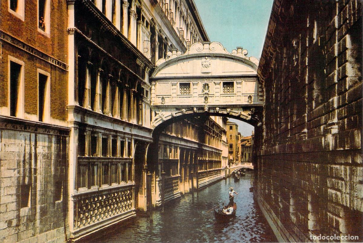 Postales: Postal de Venecia: El Ic&oacute;nico Puente de los Suspiros