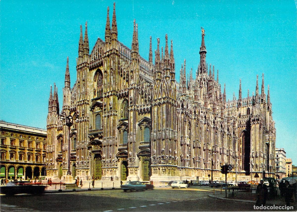 Postales: Postal de la Catedral Duomo en Mil&aacute;n