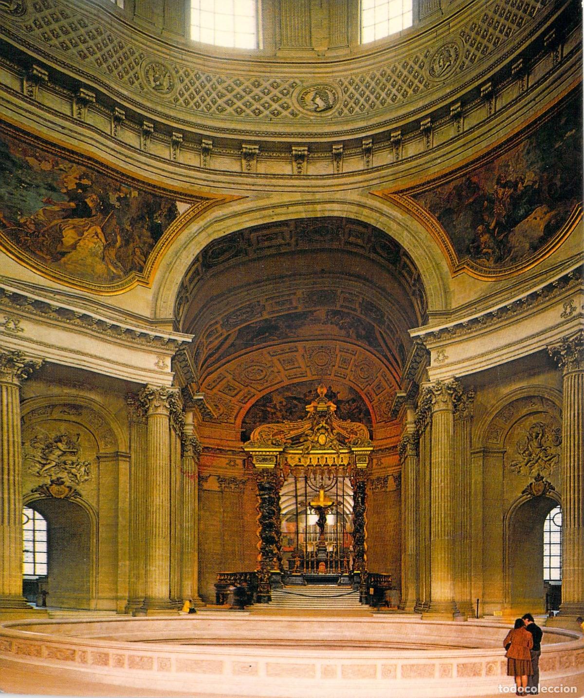 Postales: Postal de Par&iacute;s: Interior del D&ocirc;me des Invalides