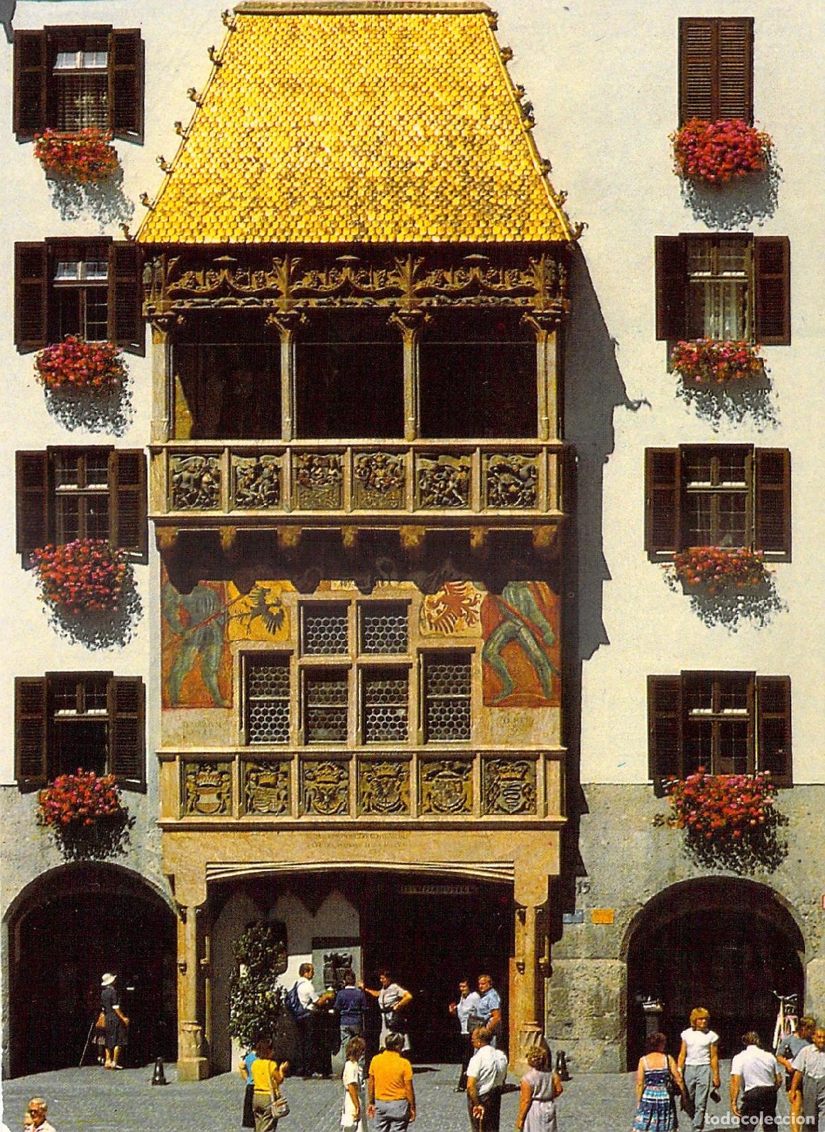 Postales: Postal de Innsbruck, Tirol, Austria - Goldenes Dachl o Techito de oro