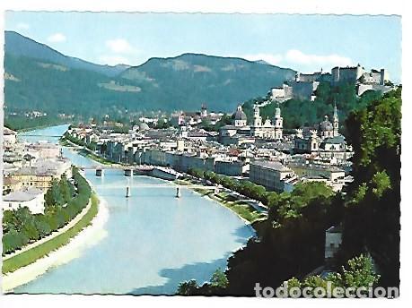 Postales: BLICK VON MULLN MIT SALZACH.- MOZARTSTADT SALZBURG / AUSTRIA