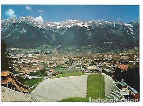 Postales: INNSBRUCK GEGEN NORDEN. VOR DER OLYMPIA-SPRUNGSCHANZE.- AUSTRIA
