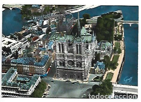 Postales: VUE AERIENNE NOTRE-DAME DE PARIS / FRANCIA