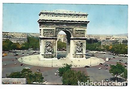 Postales: LA PLACE DE L&acute;ETOILE ET L&acute;ARC DE TRIOMPHE.- PARIS / FRANCIA