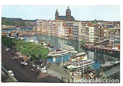 Postales: THROUGH THE CANALS AND HARBOURS OF AMSTERDAM.- REEDERIJ PLAS.- AMSTERDAM / HOLANDA