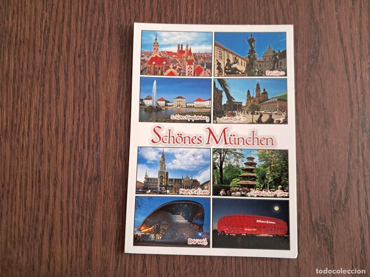 Postales: postal de Alemania, diferentes vistas de Munich.