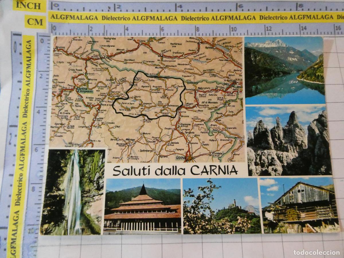 Postales: POSTAL DE ITALIA. CARNIA MAPA PLANO MONUMENTOS 3084