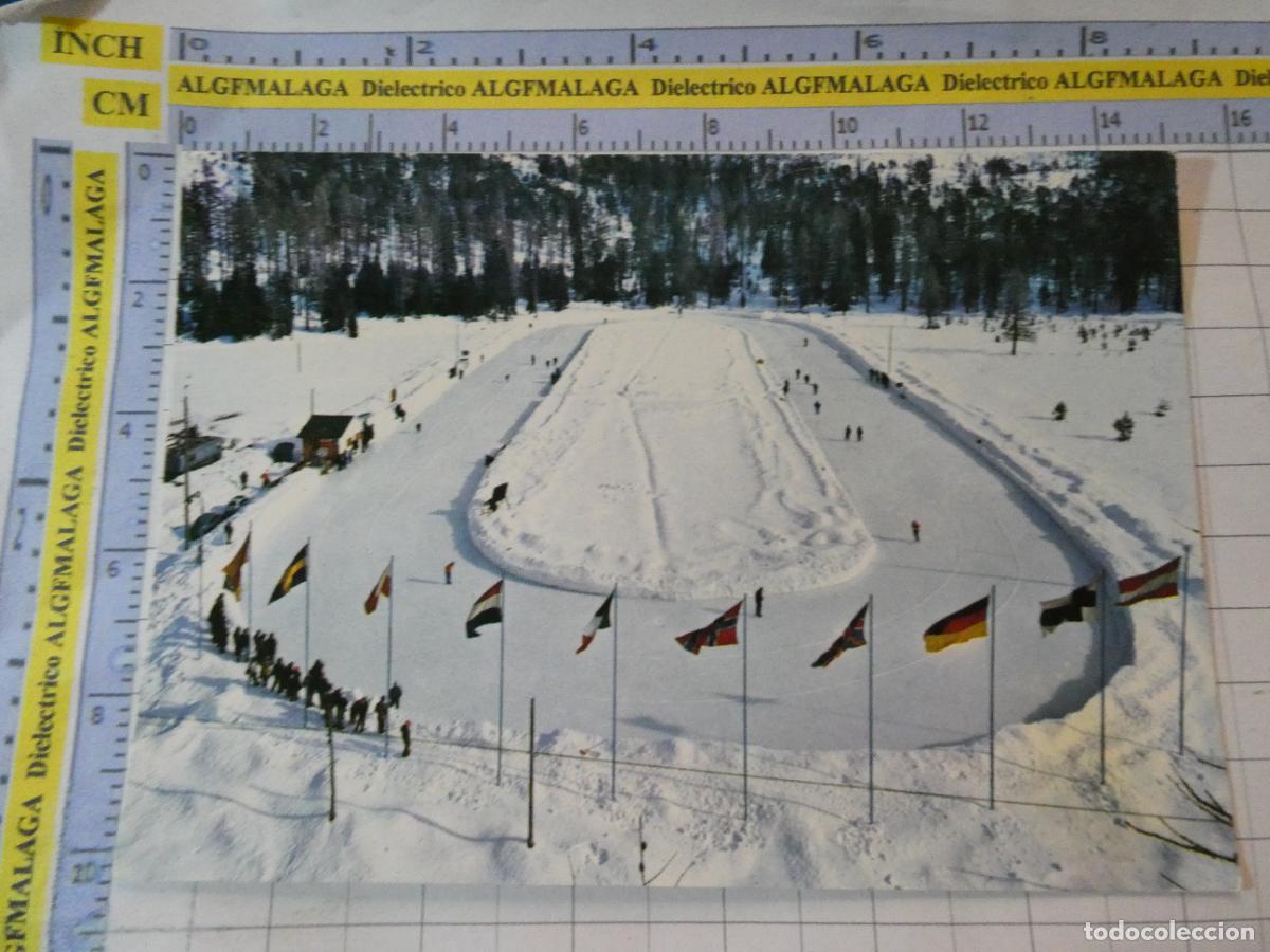 Postales: POSTAL DE ITALIA. DOLOMITAS CORTINA FIAMES PATINAJE DE VELOCIDAD HIELO. 3089