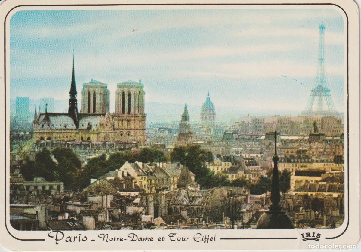 Postales: PARIS. FRANCIA. NOTRE DAME Y A LA TORRE EIFFEL