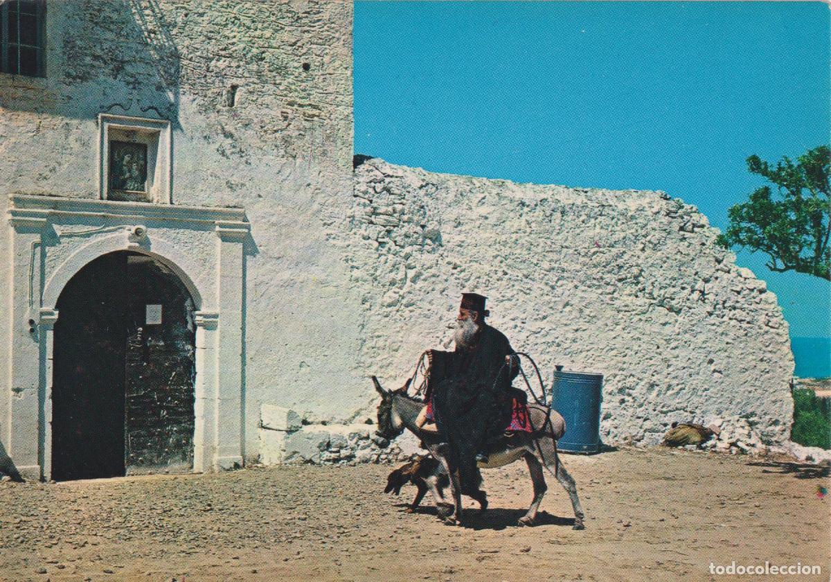 Postales: GRECIA, MONJE ORTODOXO GRIEGO - EL RETORNO AL CONVENTO - DELTA 1680 - S/C