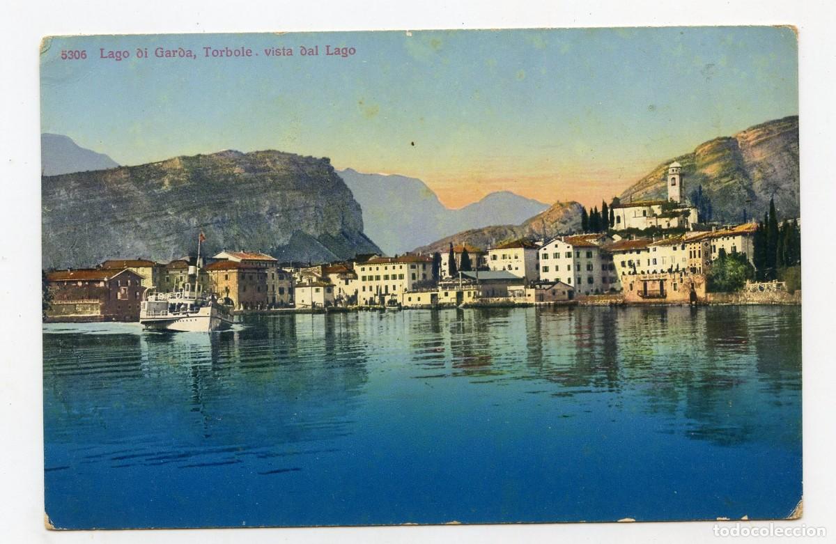 Postales: Antigua postal a color &rdquo;Lago di Garda. Terbole. Vista del Lago&rdquo;Ed. Paul Bender n&ordm; 5306 N/C