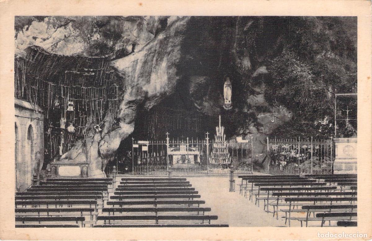 Postales: Postal de la Gruta Milagrosa en Lourdes, Francia