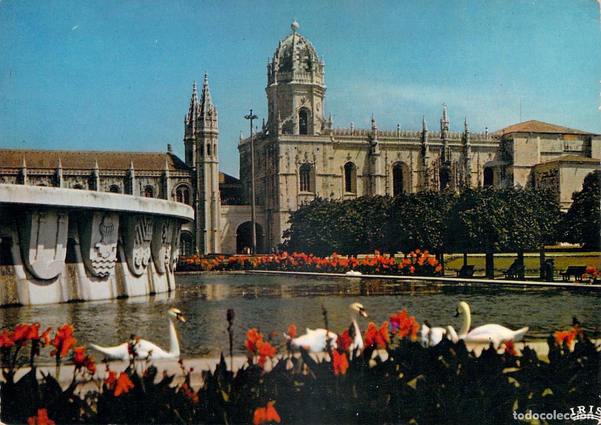 Postales: Postal del Mosteiro dos Jer&oacute;nimos en Lisboa Portugal