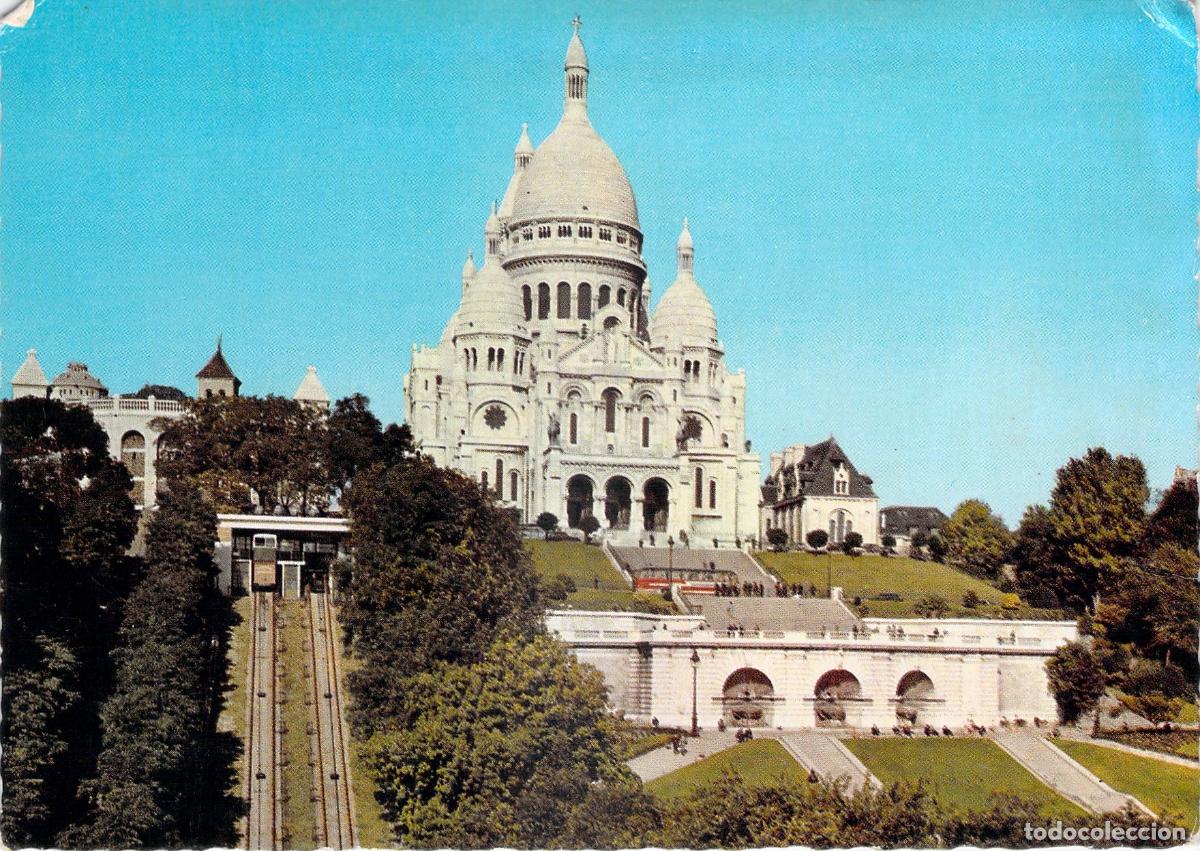 Postales: Postal de la Bas&iacute;lica del Sacr&eacute;-C&oelig;ur en Par&iacute;s, Francia